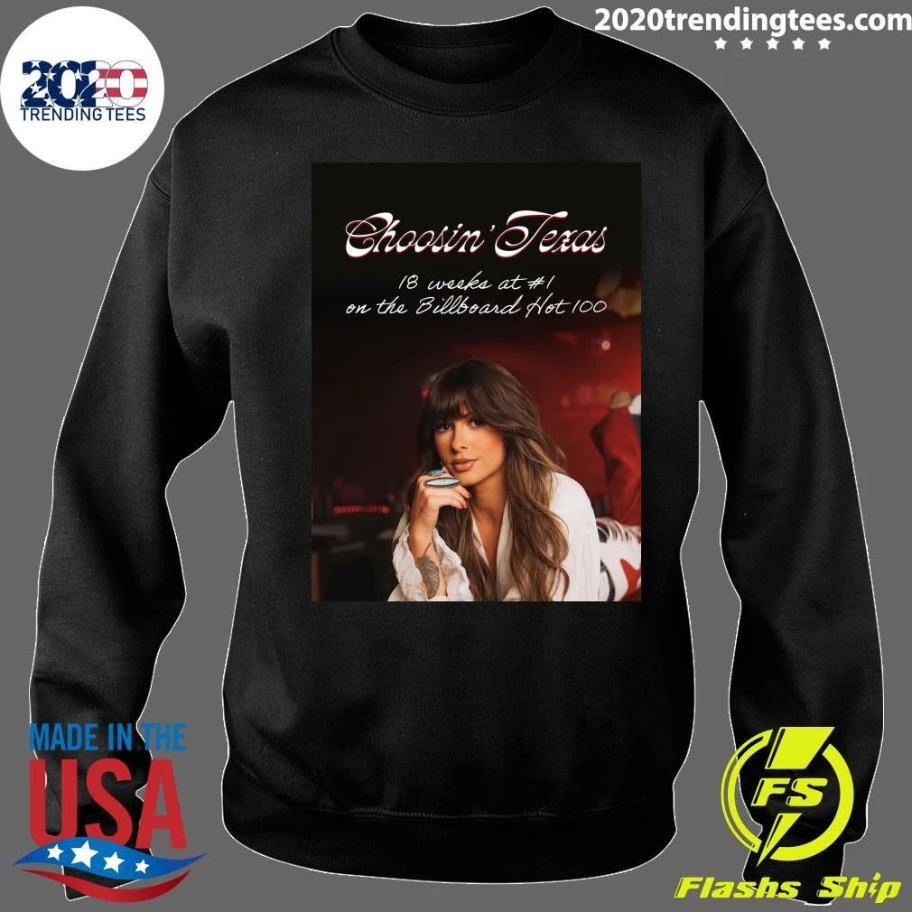 Choosin’ Texas 18 Weeks At #1 On The Billboard Hot 100 Shirt
