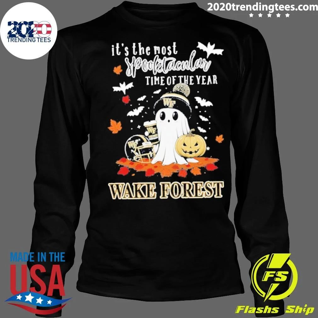 Ghost Halloween 2026 Wake Forest Demon It’s The Most Spooktacular Time Of The Year Shirt