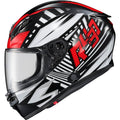 Scorpion Exo R430 Full Face Helmet Head Trip Red