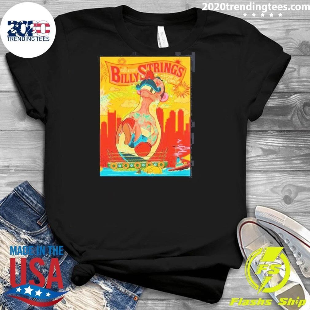 Billy Strings Boston MA 2026 Night 2 Venue Poster Live At Agganis Arena On July 22 2026 Art By Your Cinema Shirt