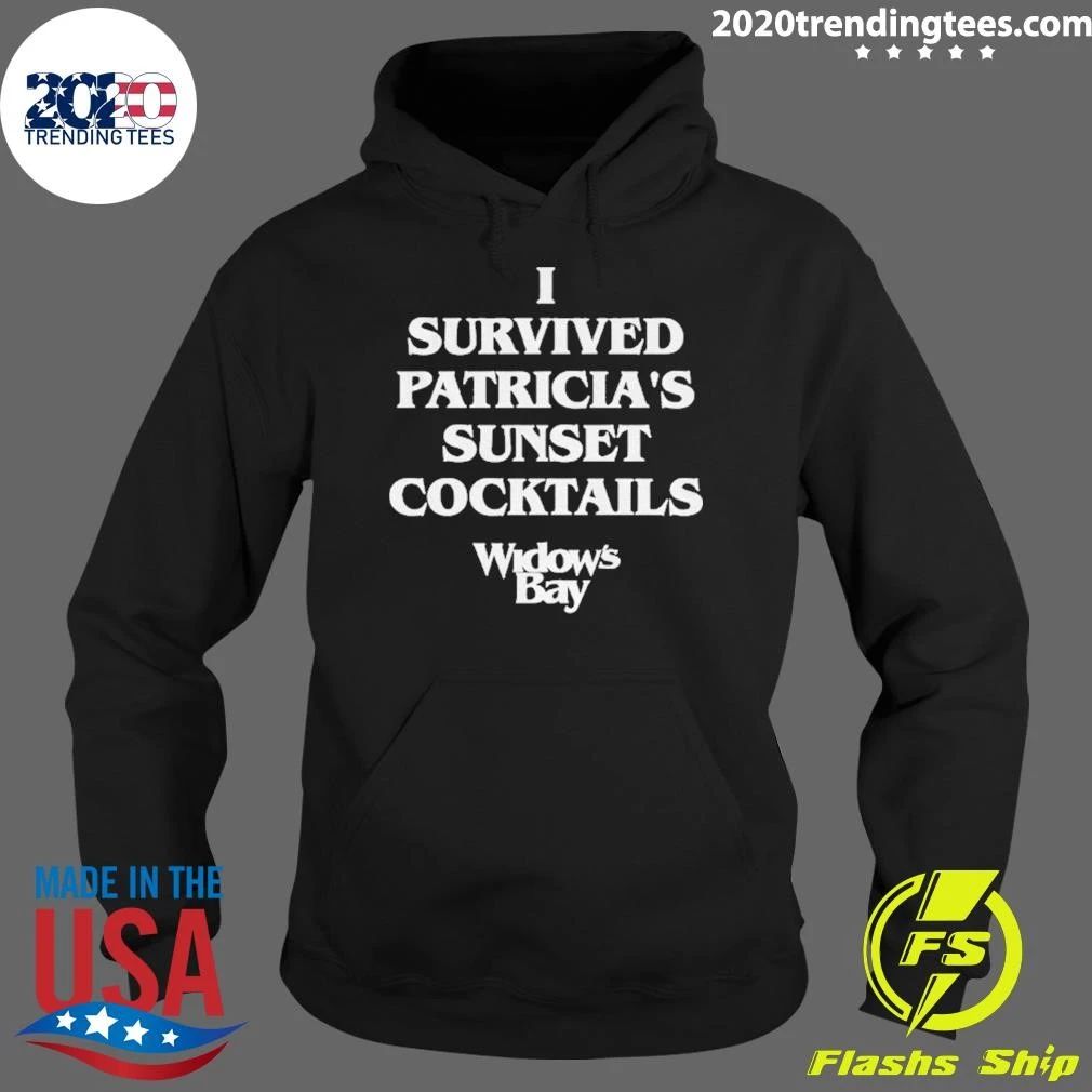 Widow’s Bay I Survived Patricia’s Sunset Cocktails Shirt