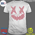 Kaos Ric Ricky Is Clown X Embroidery Sakura Pink Shirt