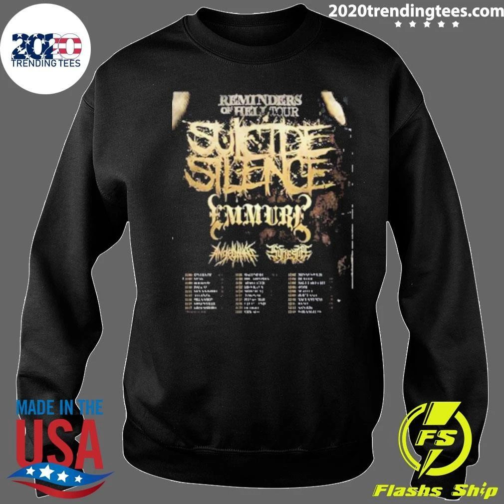 Suicide Silence & Emmure Reminders Of Hell Tour December 2026 Shirt