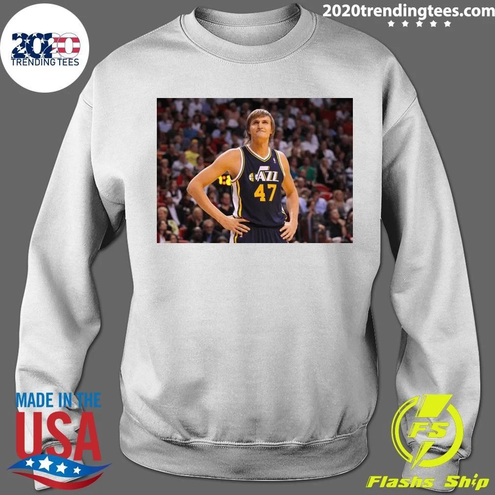 Andrei Kirilenko AK-47 Utah Jazz No. 47 Classic NBA Basketball Shirt