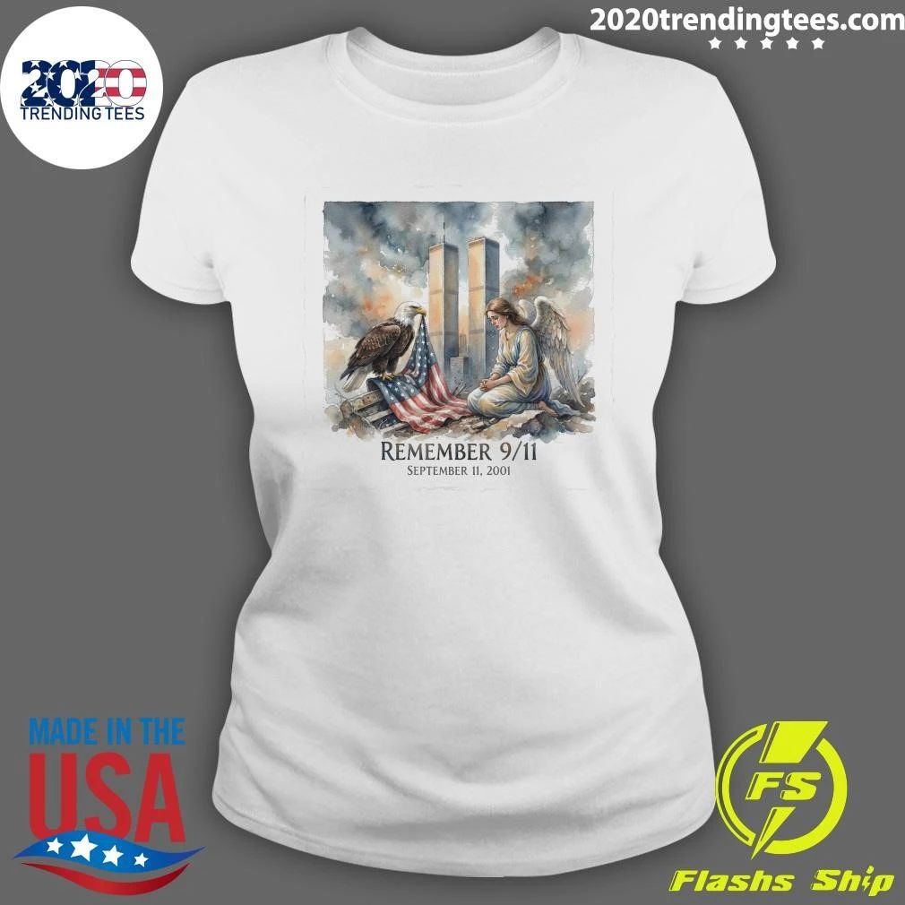 Honoring 9.11, 25 Years of Remembrance Remember 9-11 September 11, 2001 Shirt
