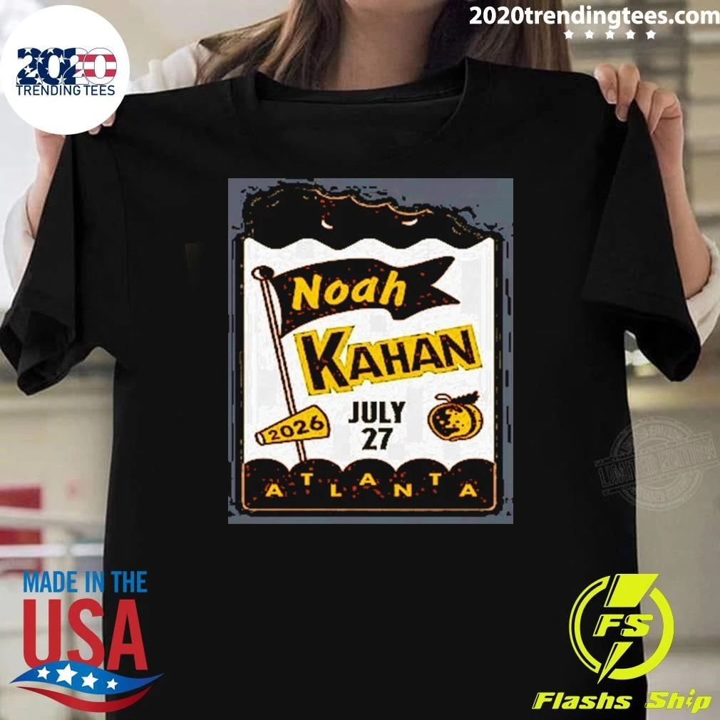 Noah Kahan July 27 2026 Truist Park, Atlanta, Ga Shirt