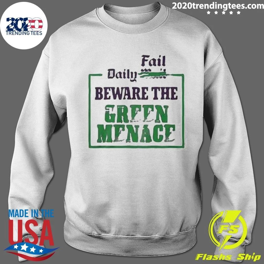 Zack Polanski Daily Fail Beware The Green Menace Shirt