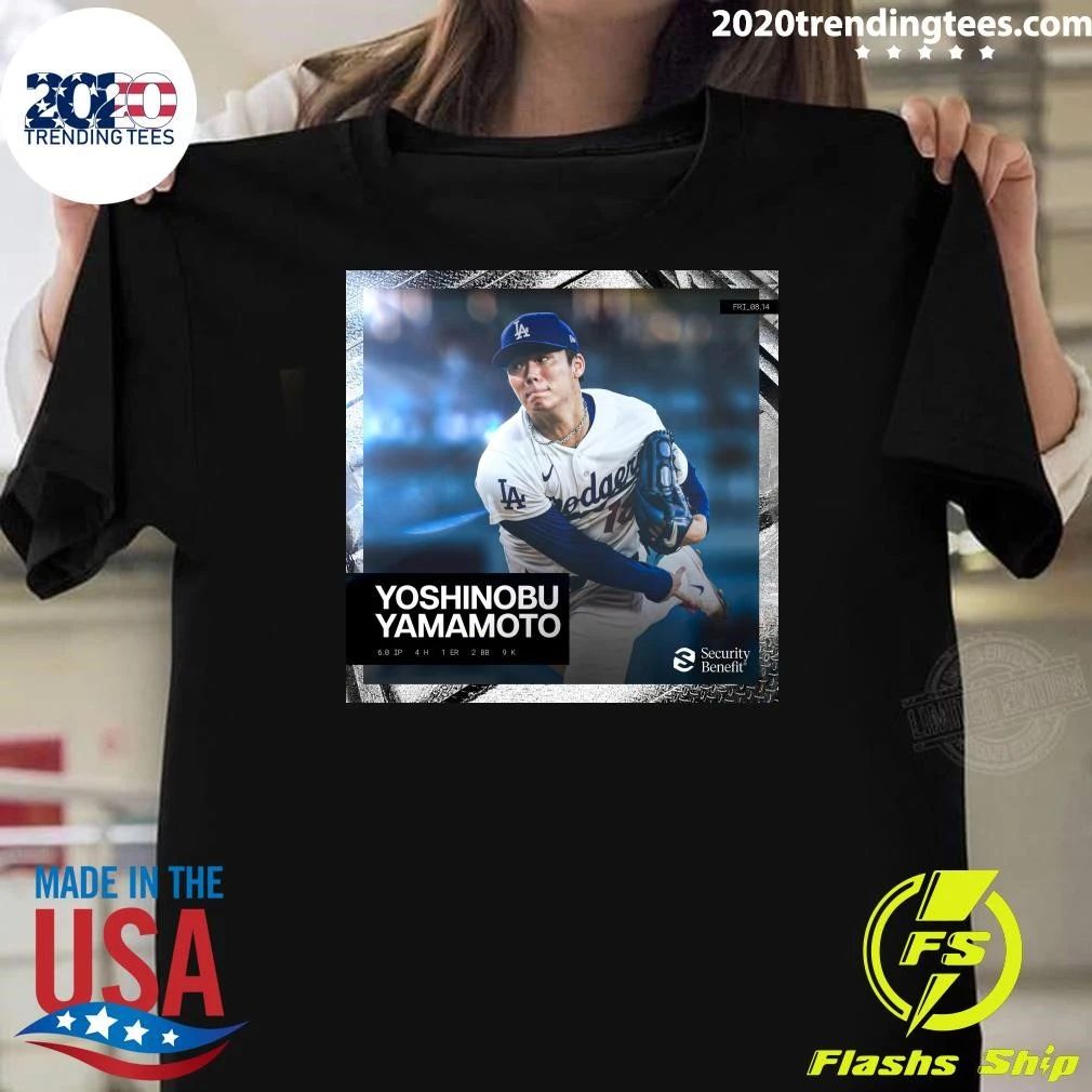 Yoshinobu Yamamoto in Los Angeles Dodgers 2026 Shirt