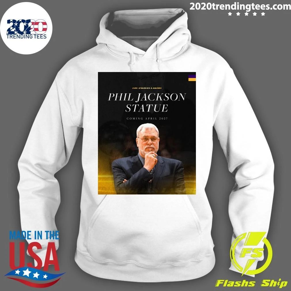 Los Angeles Lakern Phil Jackson Statue Coming April 2027 Shirt
