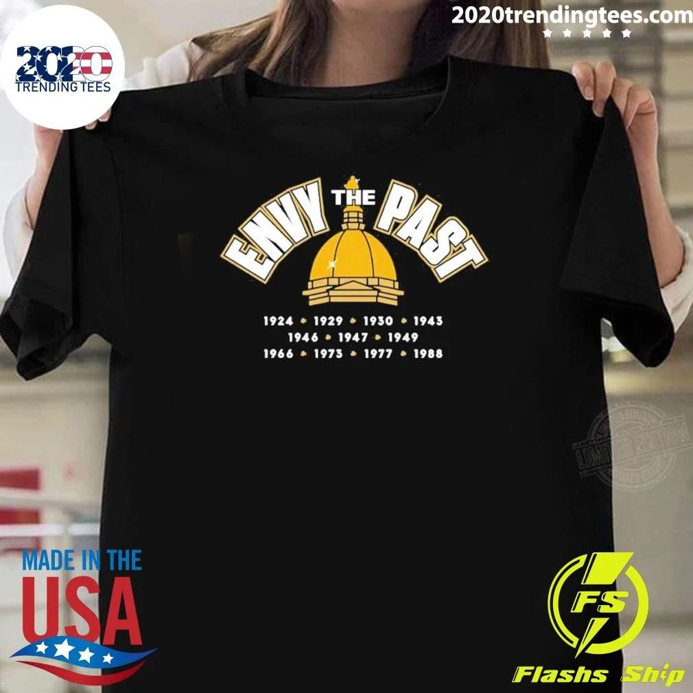 Envy The Past Fear The Future Notre Dame Fighting Irish Football 1924-1988 Shirt