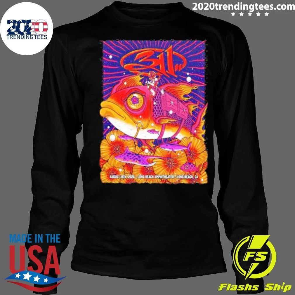 311 Band Long Beach At Long Beach Amphitheater In Long Beach CA On August 18 2026 Shirt