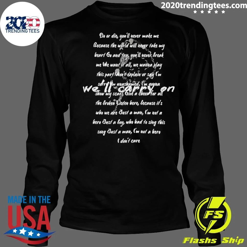 My Chemical Romance Black Parade Band Lyric Shirt