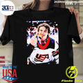 Jack Hughes Usa Hockey Middle Finger And Trophy Shirt