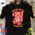 Devils Night Flock Off Devil With Spiked Bat Shirt