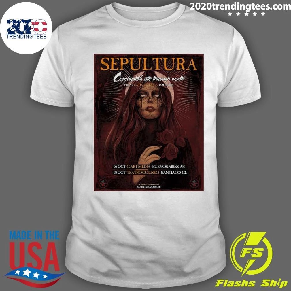 Sepultura Final Latin America 2026 Tour Shirt