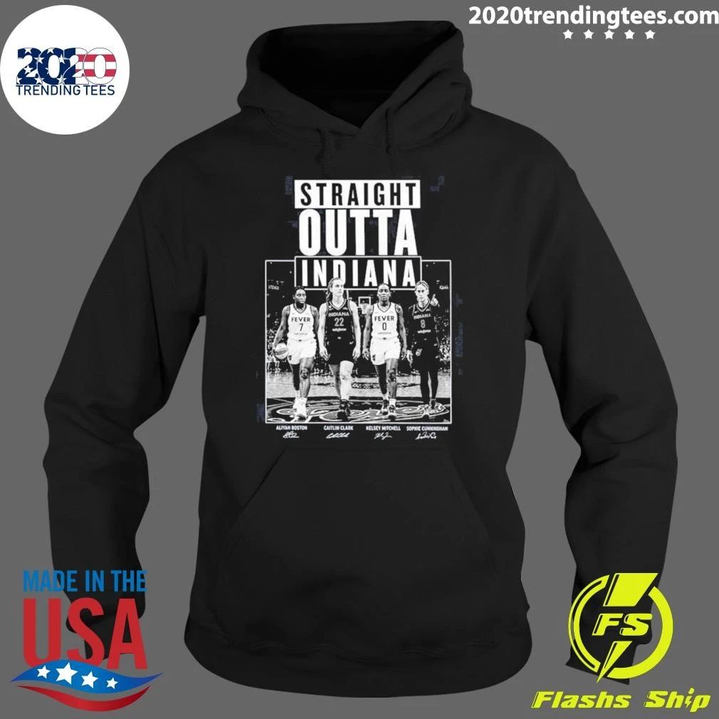 Straight Outta Indiana Basketball 2026 Signature Shirt