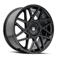TR66 3266 17x8in Gloss Black Wheel 5×112/120 BP / 35 mm offset / 74.1 mm Hub
