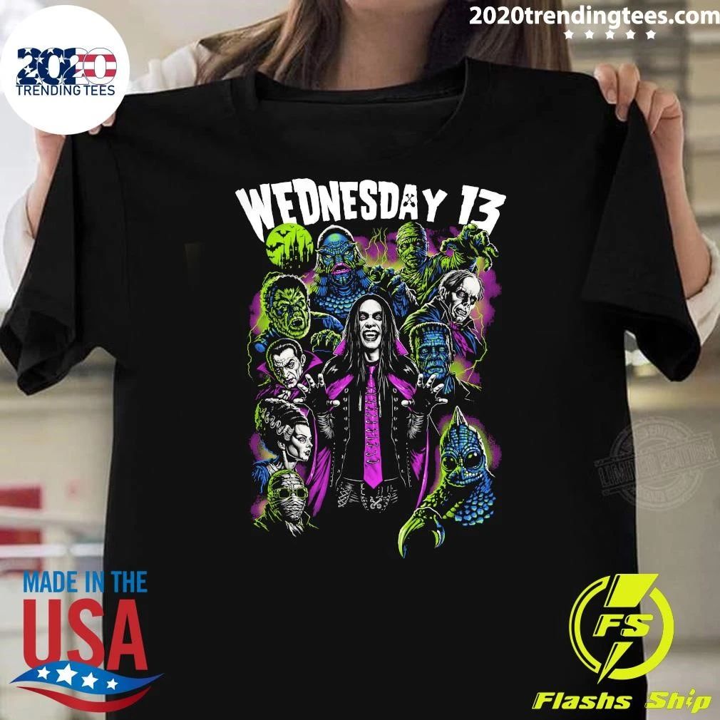 Wednesday 13 Halloween Duke of Spook Universal Monsters Shirt
