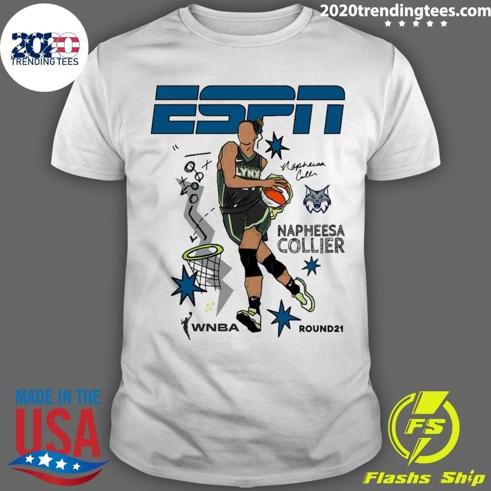 Napheesa Collier Minnesota Lynx Round21 ESPN Player 2026 Shirt