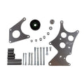 ICT Billet Alternator & Power Steering Bracket Kit – High Mount – LS Truck/2010-15 Camaro Balancer – 551362-3