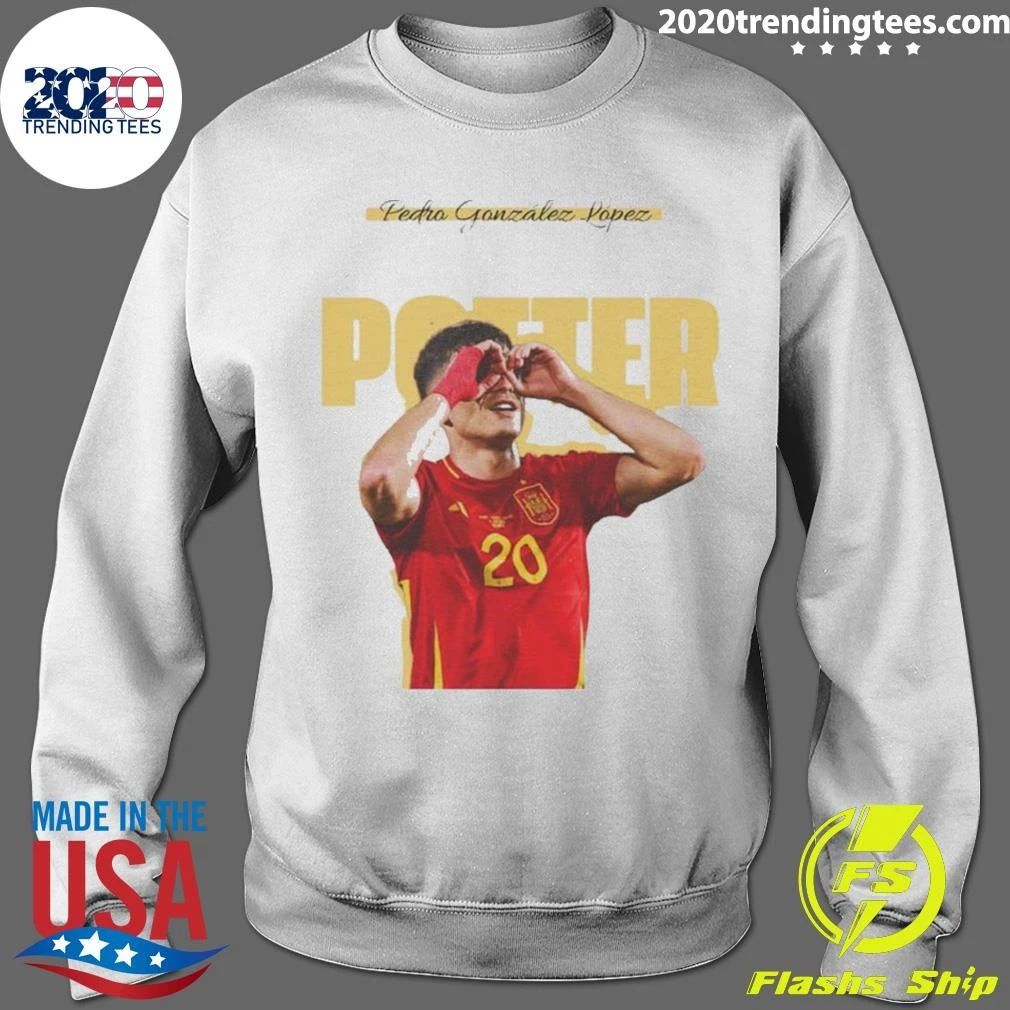 Pedri Potter Spain Soccer Player Celebration World Cup 2026 Shirt