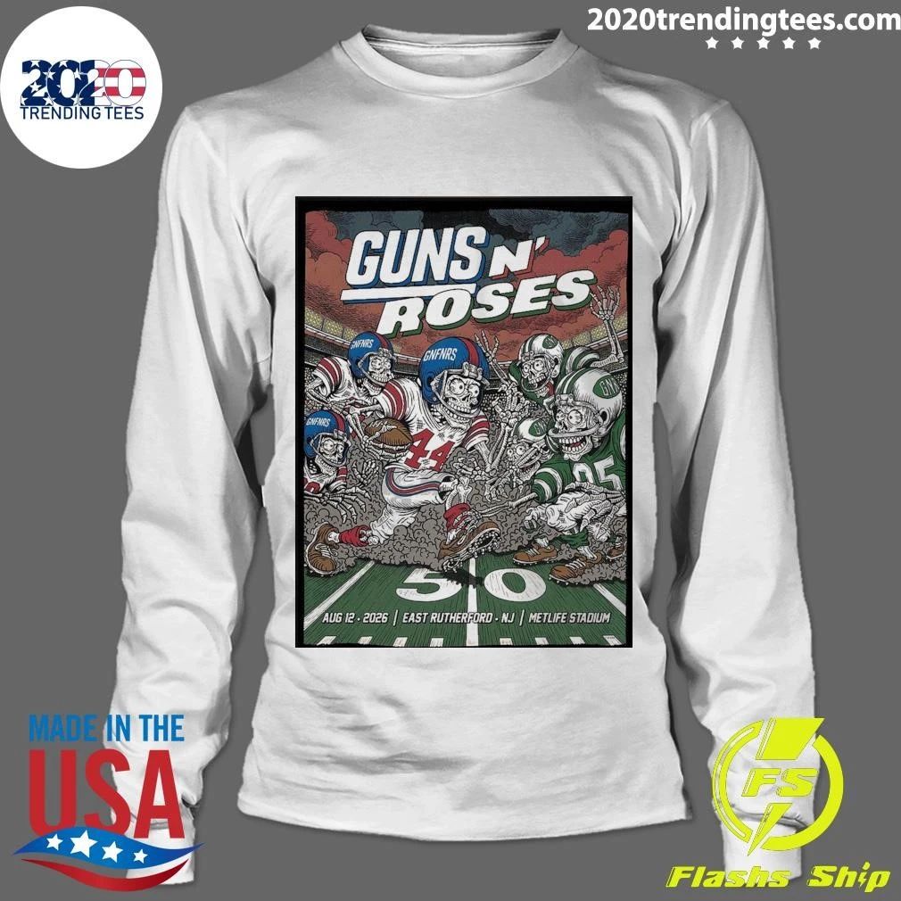 Guns N Roses East Rutherford New Jersey 2026 Shirt