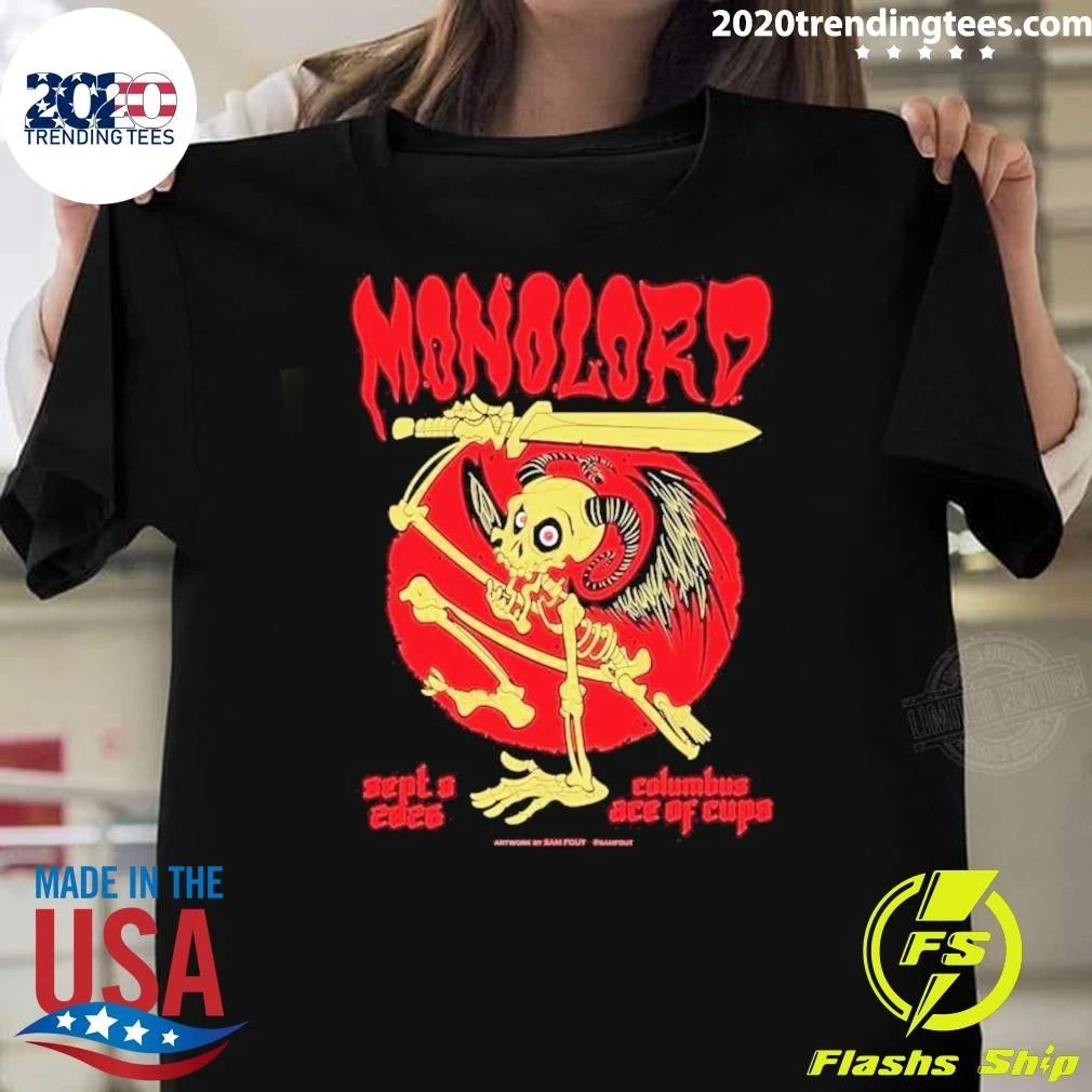 Monolord Ace Of Cups Event Page in Columbus OH Sept 8 2026 Shirt