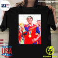 Lamine Yamal Holding Trophy Spain Soccer 2026 Victory Celebration World Cup 2026 Shirt