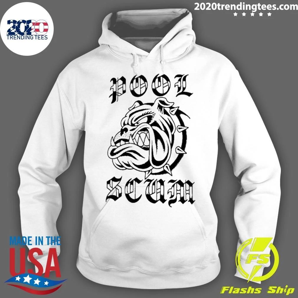 Pool Scum Bulldog Skateboarding Streetwear Shirt