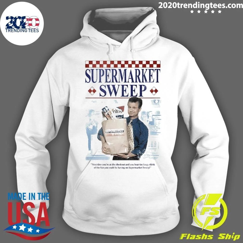 Supermarket Sweep Television Game Show Paper Bag Grocery Shirt