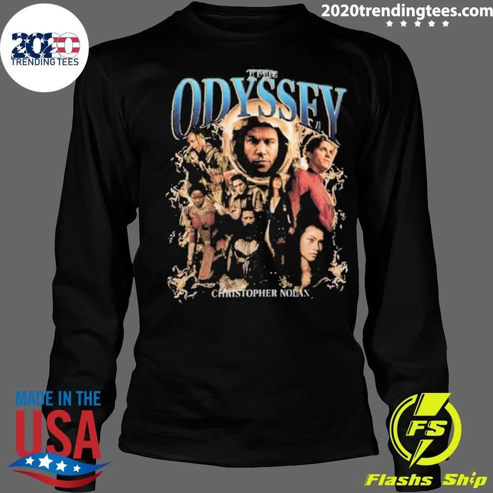 The Odyssey Christopher Nolan Vintage Bootleg Shirt