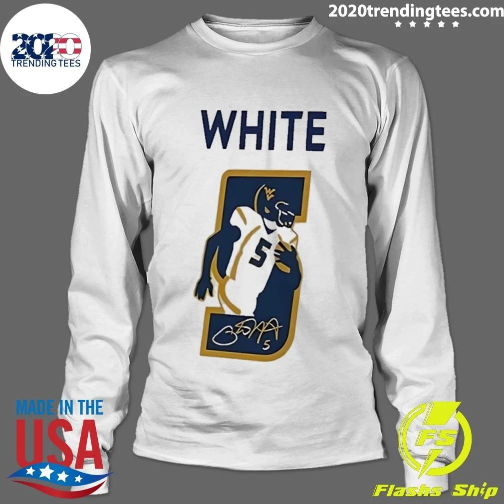 West Virginia Mountaineers Pat White 2026 Graphic Shirt