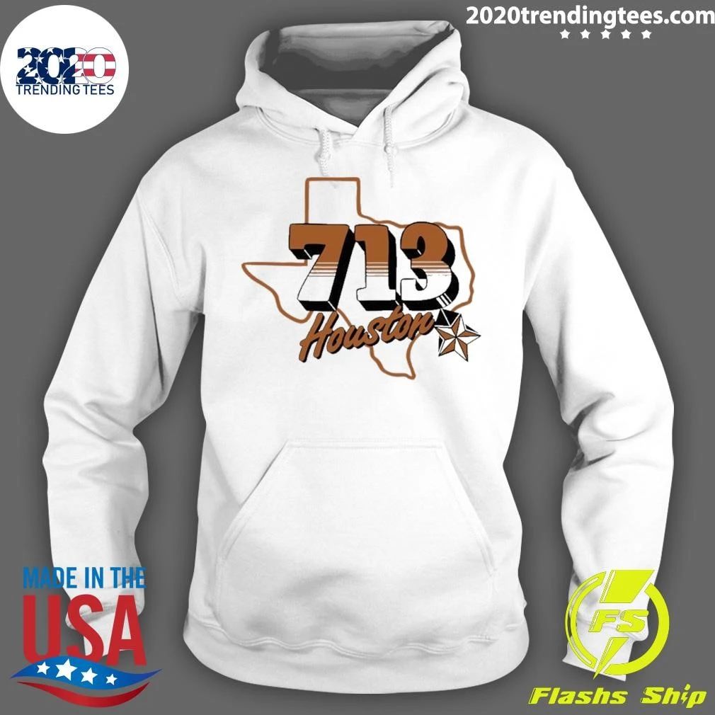 Houston 713 Texas Map shirt
