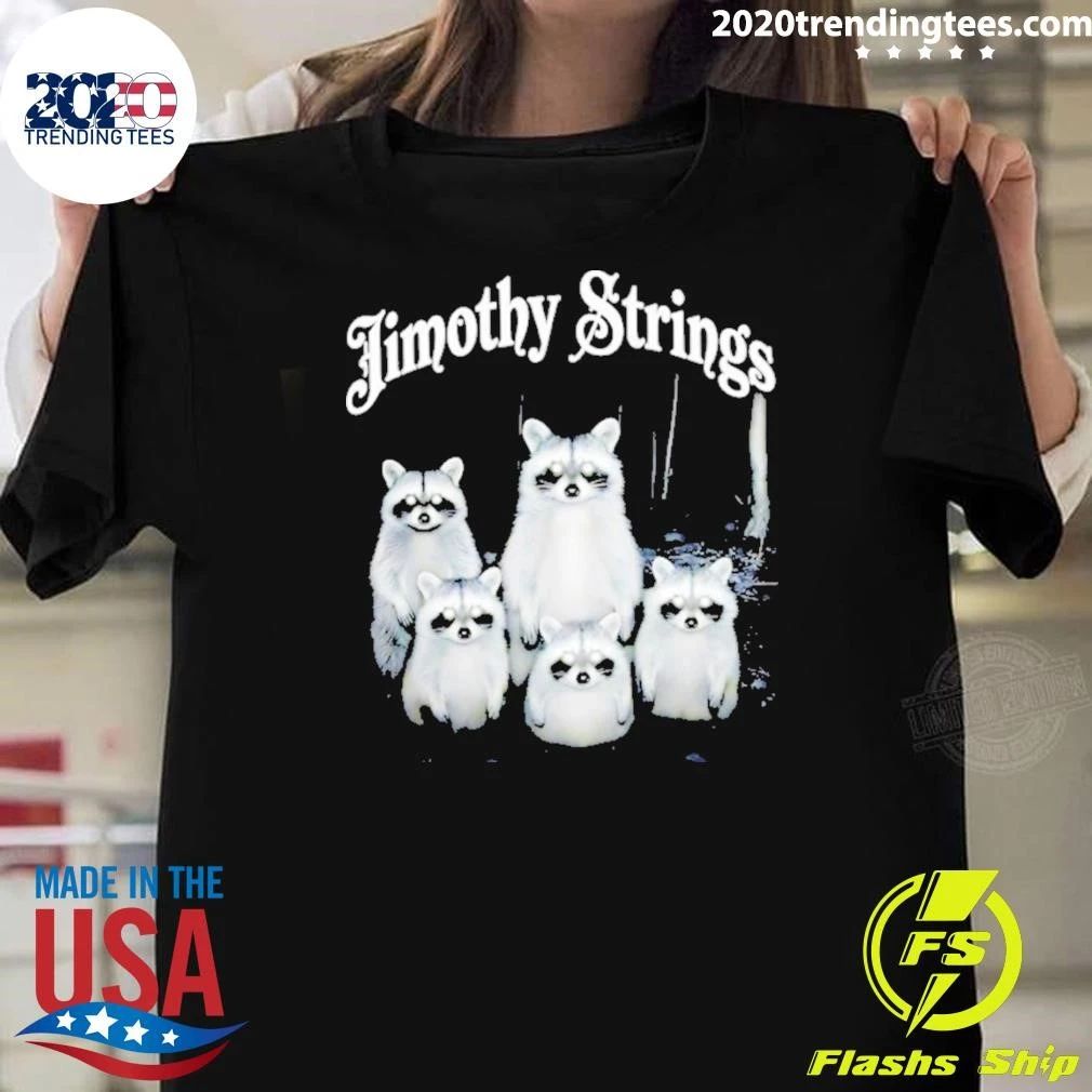 Funny Jimothy Strings Raccoon Shirt