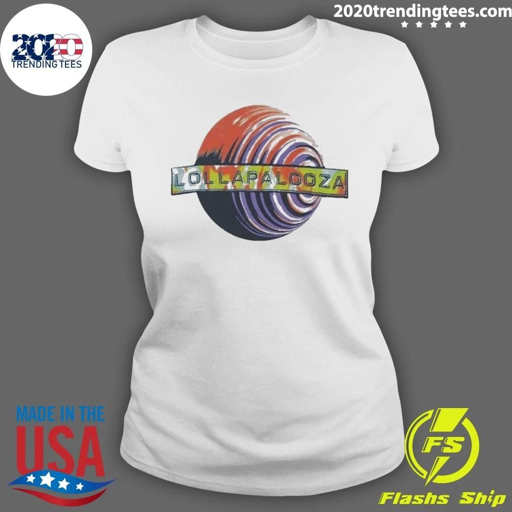 Lollapalooza Festival 2026 Event Tee At Grant Park In Chicago IL On July 30 – August 2 2026 Sphere Line Up Shirt