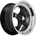 Konig SSM Gloss Black w/ Machined Lip 18×9 | 5×100 (SS89510425)