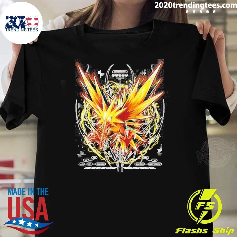 Legendary Zapdos Gen 1st Electric Fly Shirt