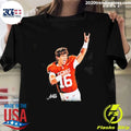Arch Manning Texas Longhorns 16 Rock And Roll Sign Signature Shirt