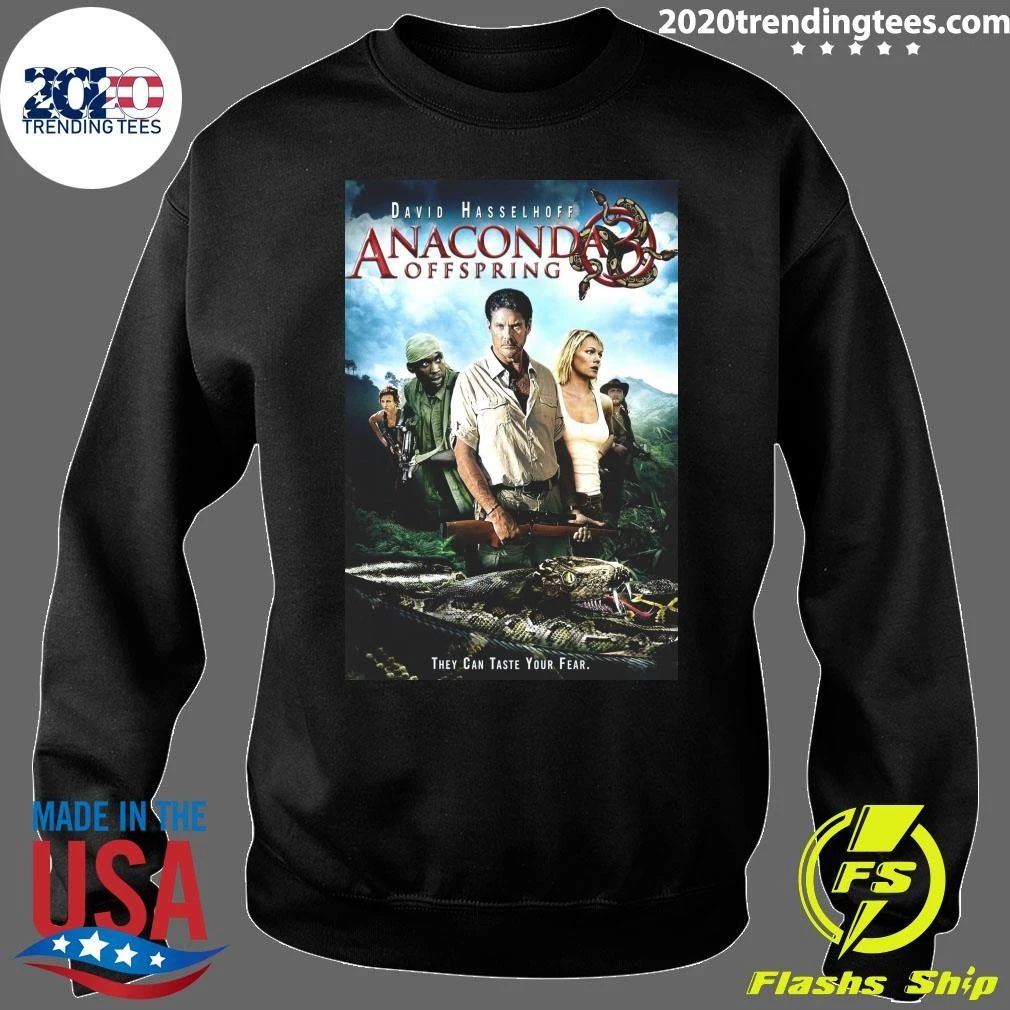 David Hasselhoff Anaconda Offspring They Can Taste Your Fear Shirt