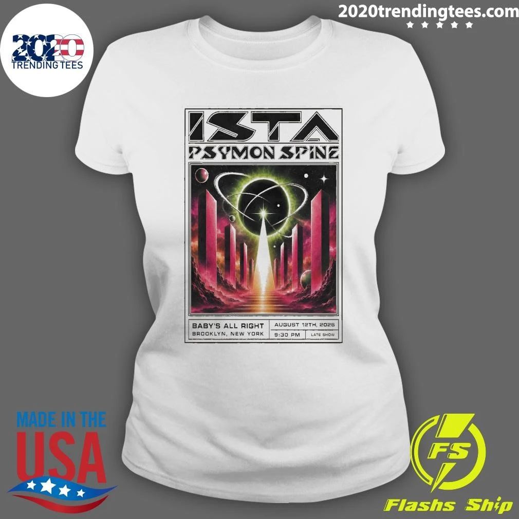 ISTA In Brooklyn NY On August 12 2026 Tour Shirt