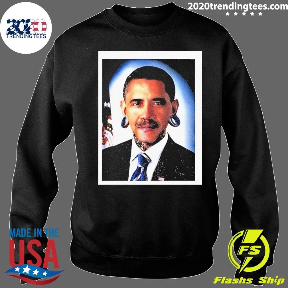 Obama Tattoo President Portrait Graphic Political Shirt