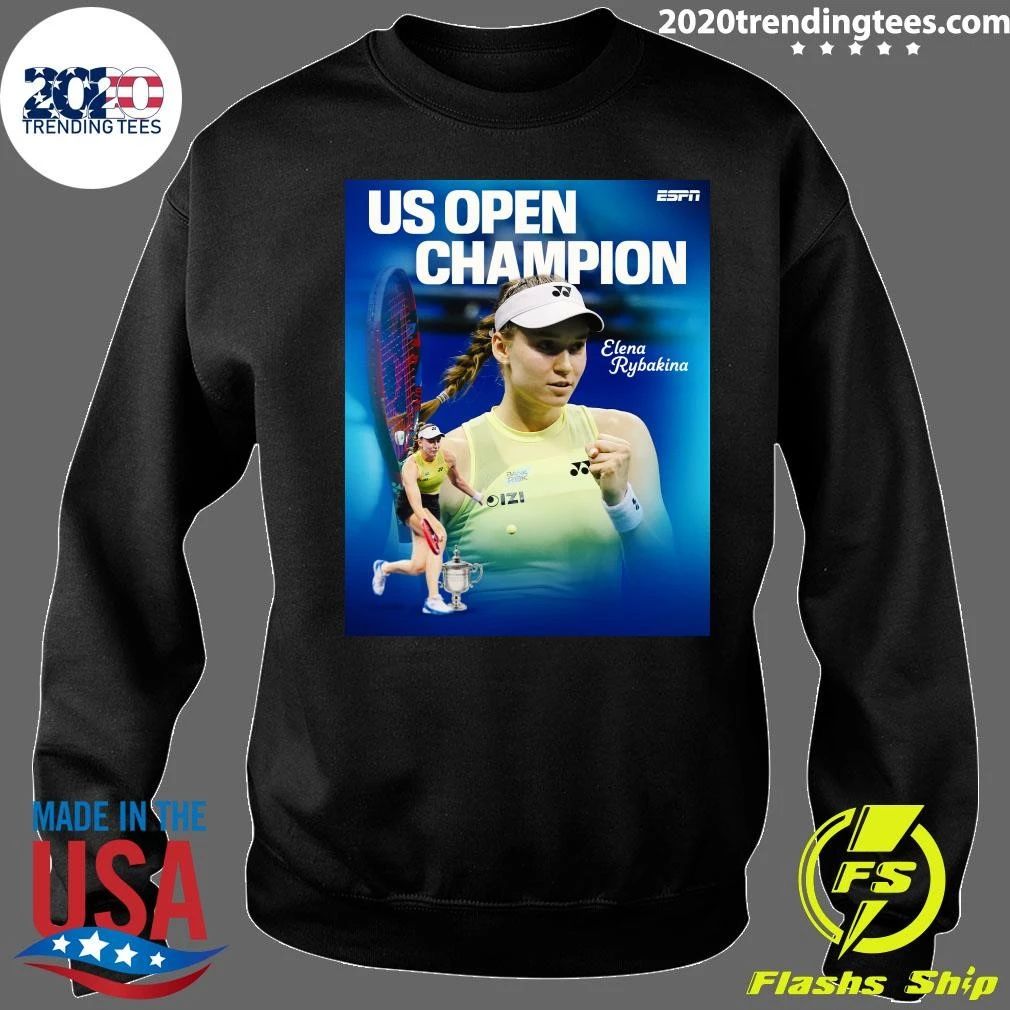 Elena Rybakina Wins Her Third Career Major Title, Her First At The US Open Shirt