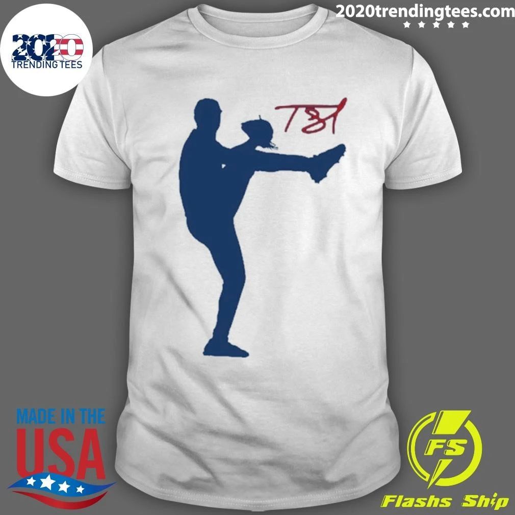 Tarik Skubal Los Angeles Dodgers Silhouette Signature Shirt