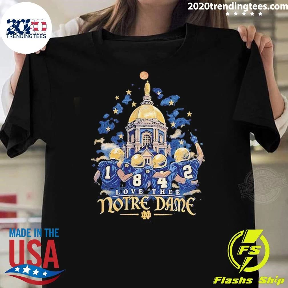 Notre Dame Football Golden Dome love the Notre Dame Shirt