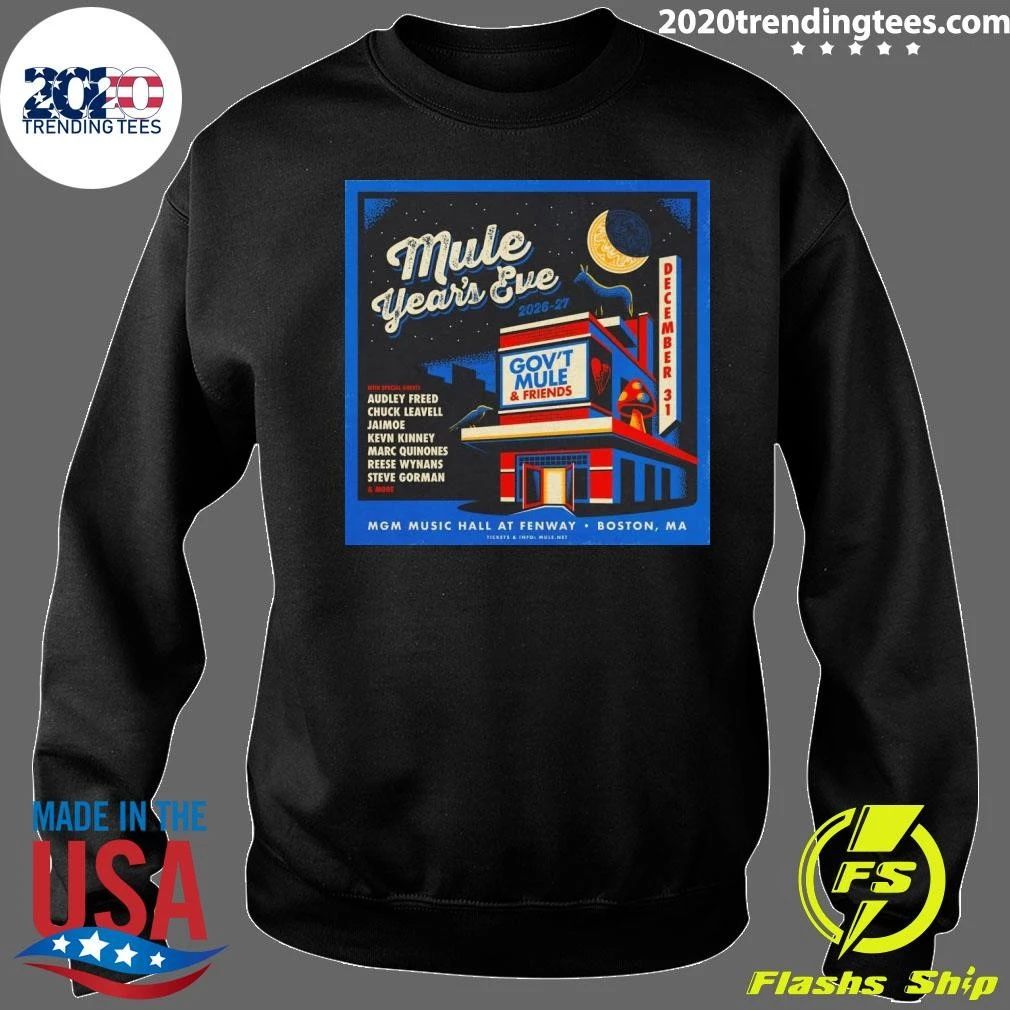Gov’t Mule And Friends December 31 2026 in Boston MA Shirt