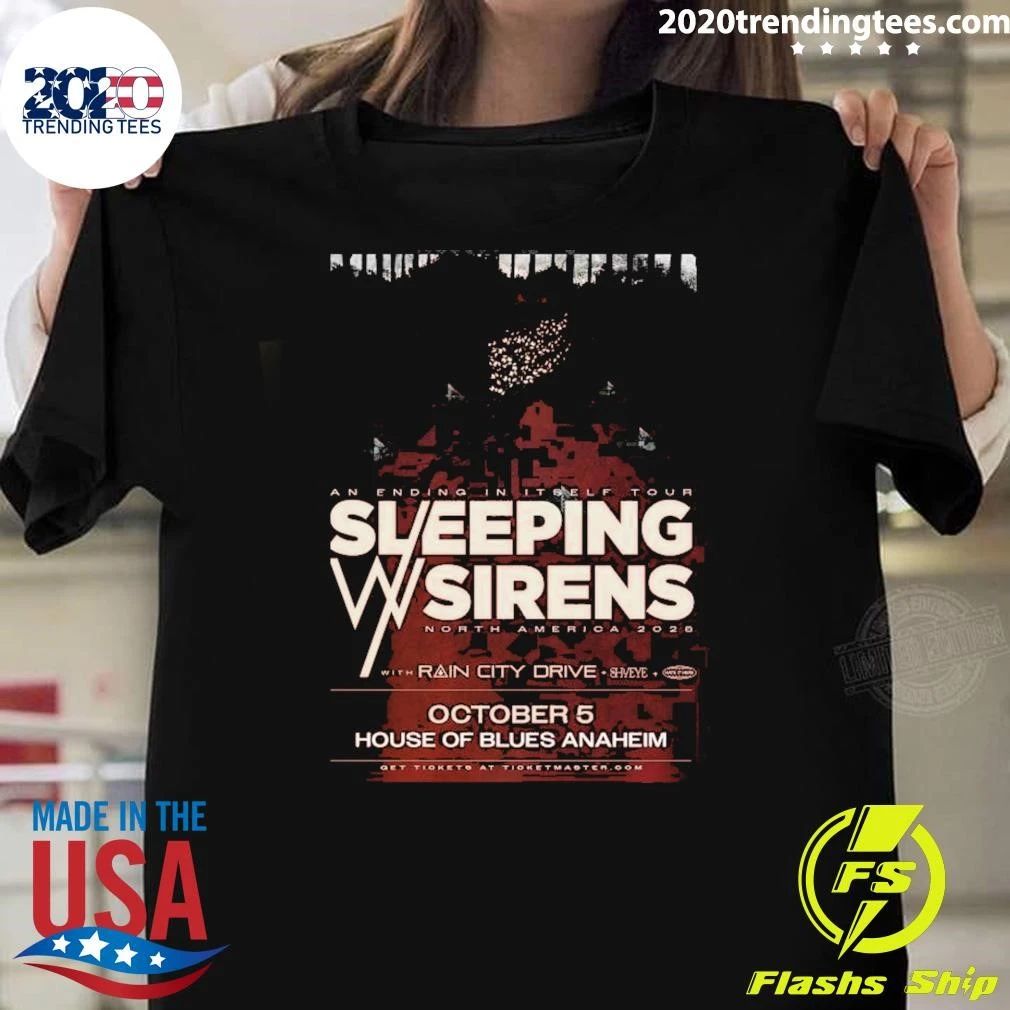 An Ending In Itself Tour Sleeping Sirens North America 2026 Shirt