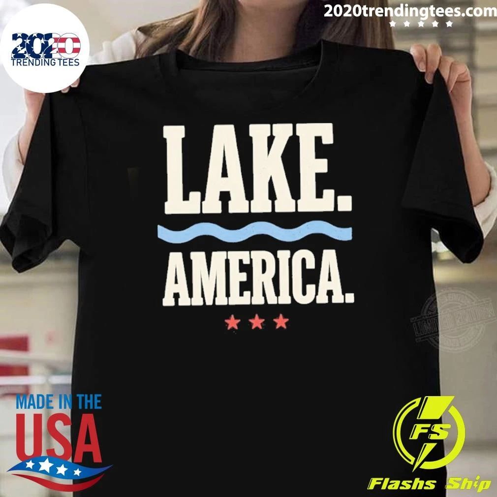 Lake America Summer Vacation Patriotic Shirt