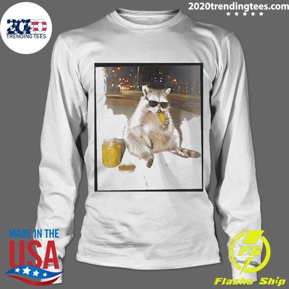 Raccoon Eating Pickles Shirt