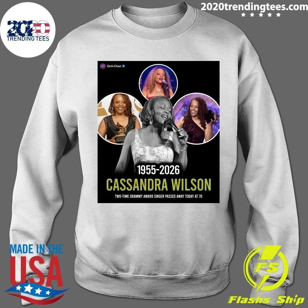 Cassandra Wilson 1955-2026 Two-Time Grammy Award Singer Passed Away Today At 70 Shirt