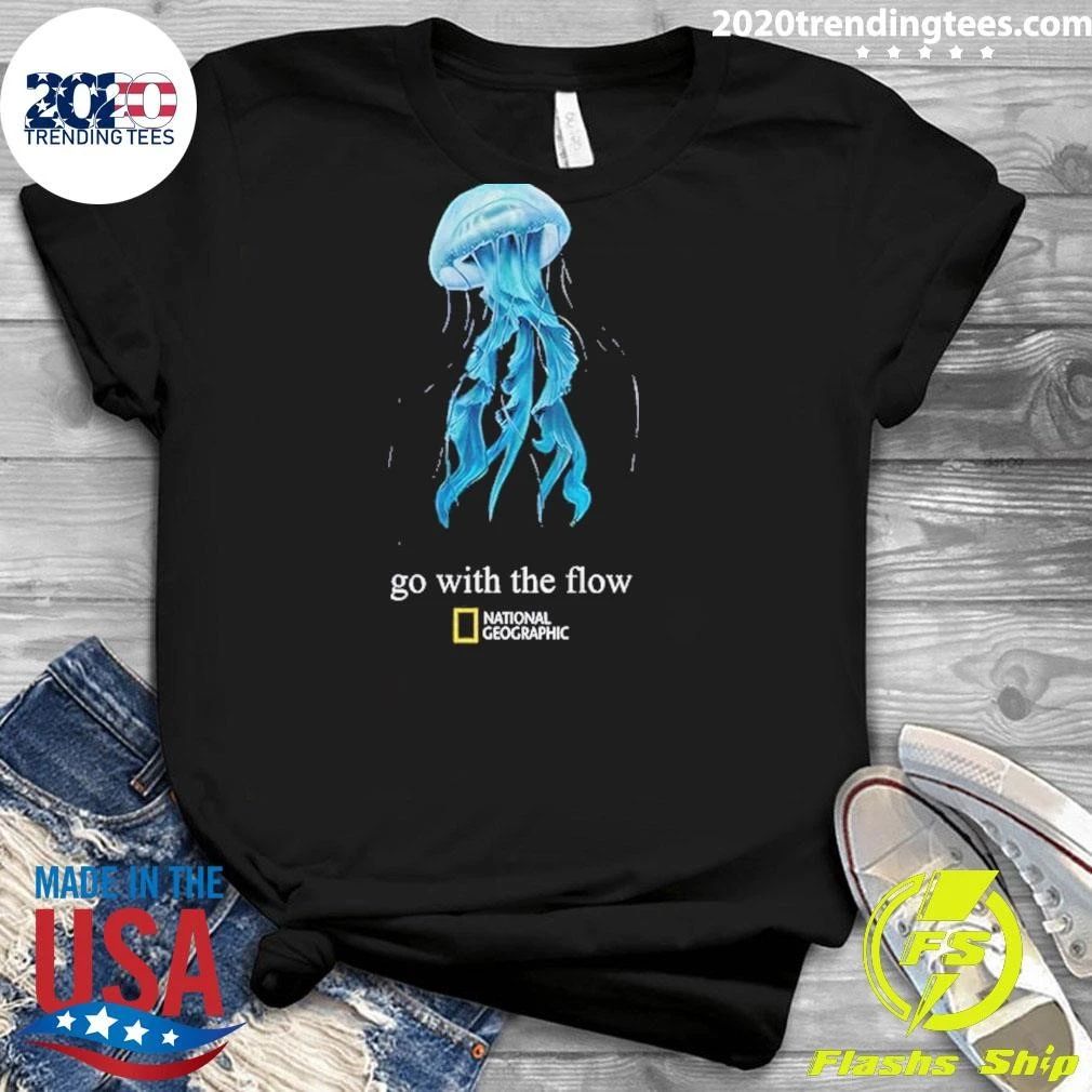 Jellyfish Marine Animal National Geographic Go With The Flow Shirt